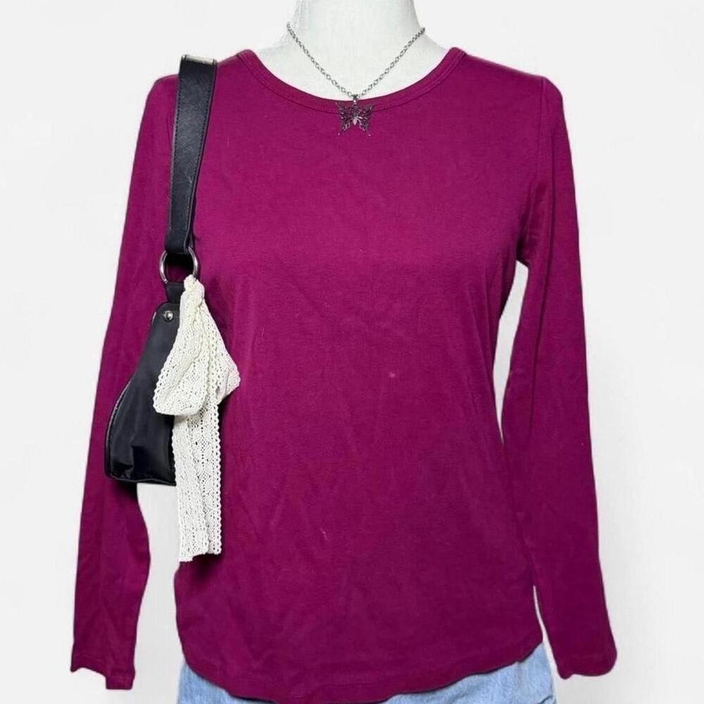 St-john-s-bay Women's Purple Shirt